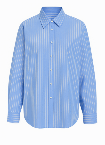 Shirt RSHT03 Striped cotton-poplin, relaxed fit