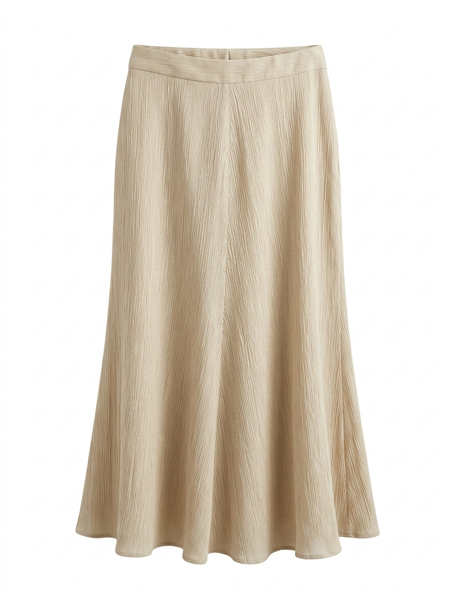 RSK004 – Godet Skirt / Sand